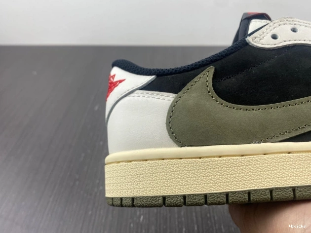 Rep TB Scott x 1 Travis Air Jordan Low OG DZ4137-106 WMNS Olive 0721